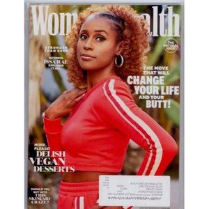 WOMEN'S HEALTH APRIL 2019 ACTRESS ISSA RAE, VEGAN DESSERTS, CHANGE YOUR BUTT!